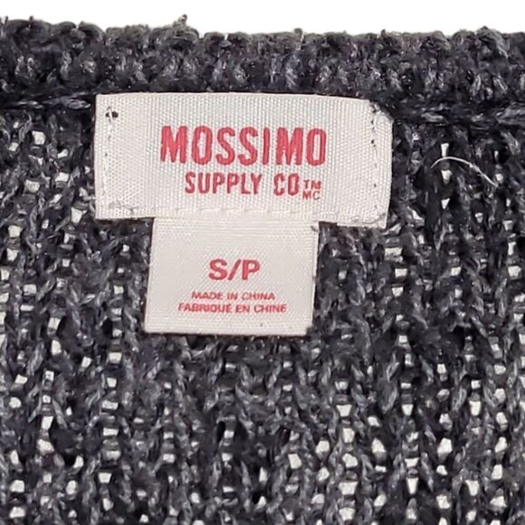 Mossimo Knit V Neck Sweater XLong Skinny arms Small Gray - Picture 6 of 7